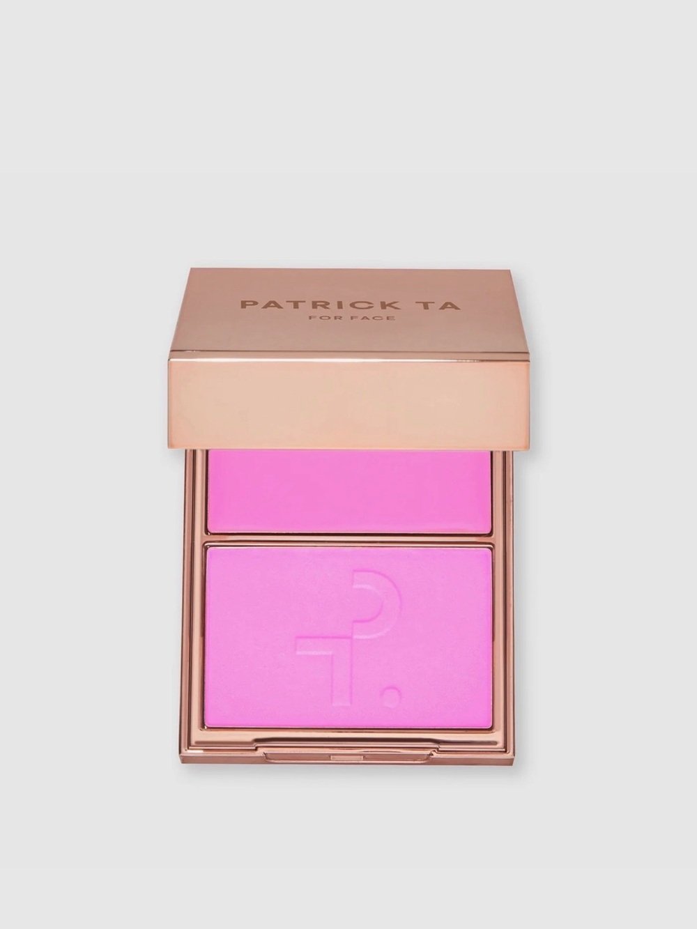 Patrick Ta Metallic Rose Gold and Blush Compact Duo